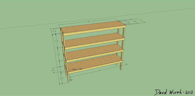 storage shelf plans wood